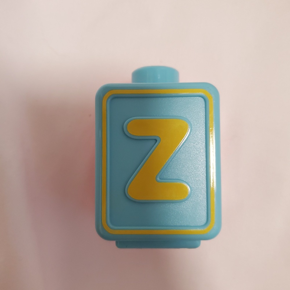 VTech Alphabet Activity Cube Replacement Double Sided M Z Letter Block Toy Part